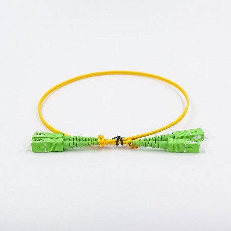 Fiber optic patch cable, Single-mode, 2xSCA-SCA