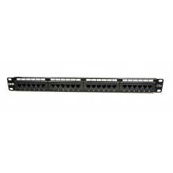 DNS Cat 5e UTP 24-port patch panel